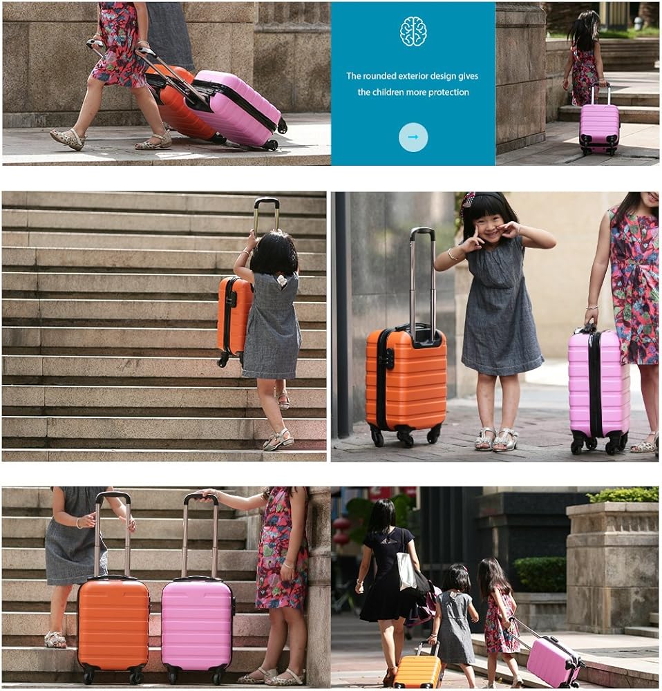 "4 - Piece Hardshell Spinner Luggage Set with TSA Lock" - Saiyora&Zubaid