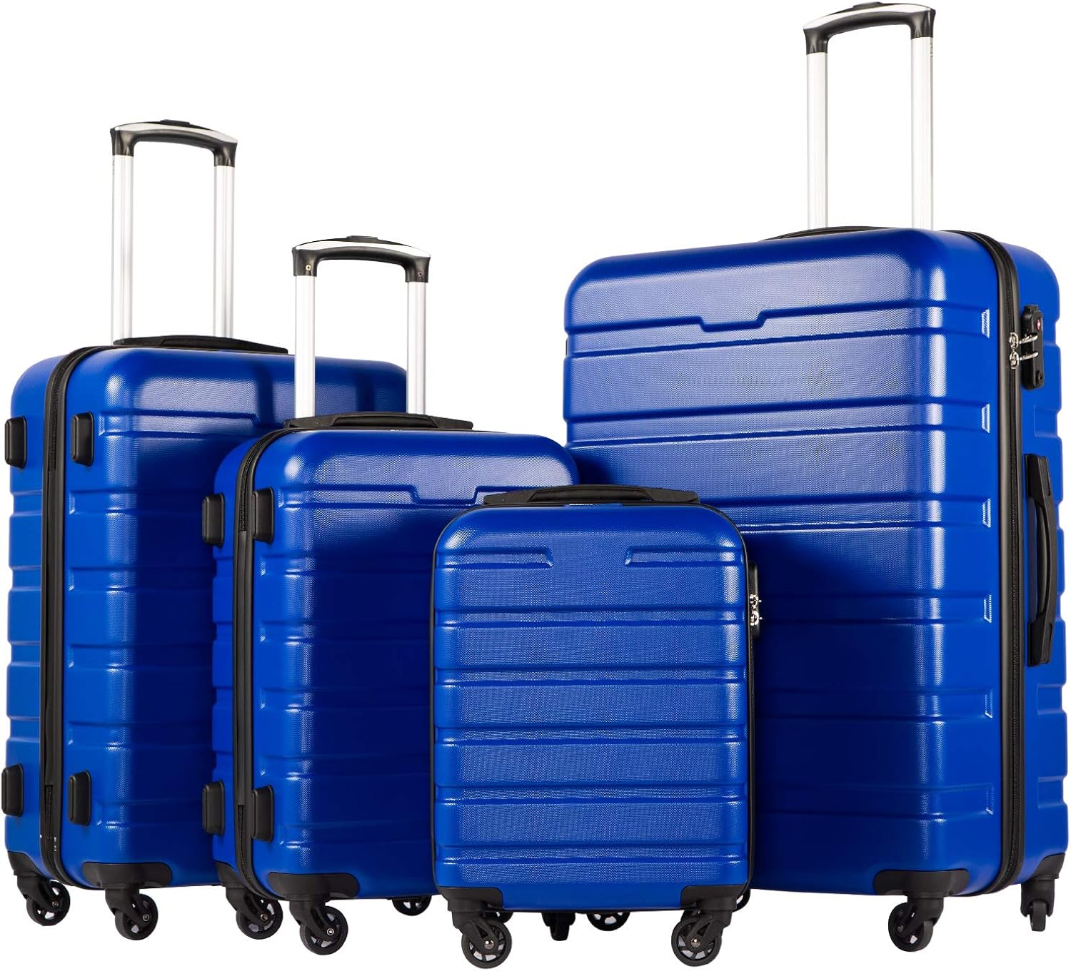 "4 - Piece Hardshell Spinner Luggage Set with TSA Lock" - Saiyora&Zubaid