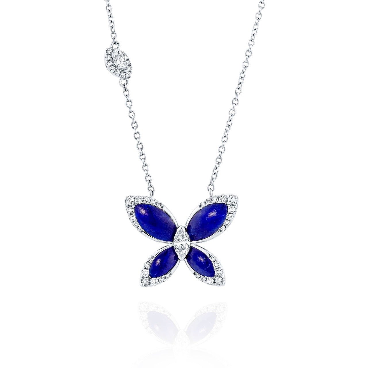 BUTTERFLY COLLECTION DIAMOND NECKLACE - Saiyora&Zubaid