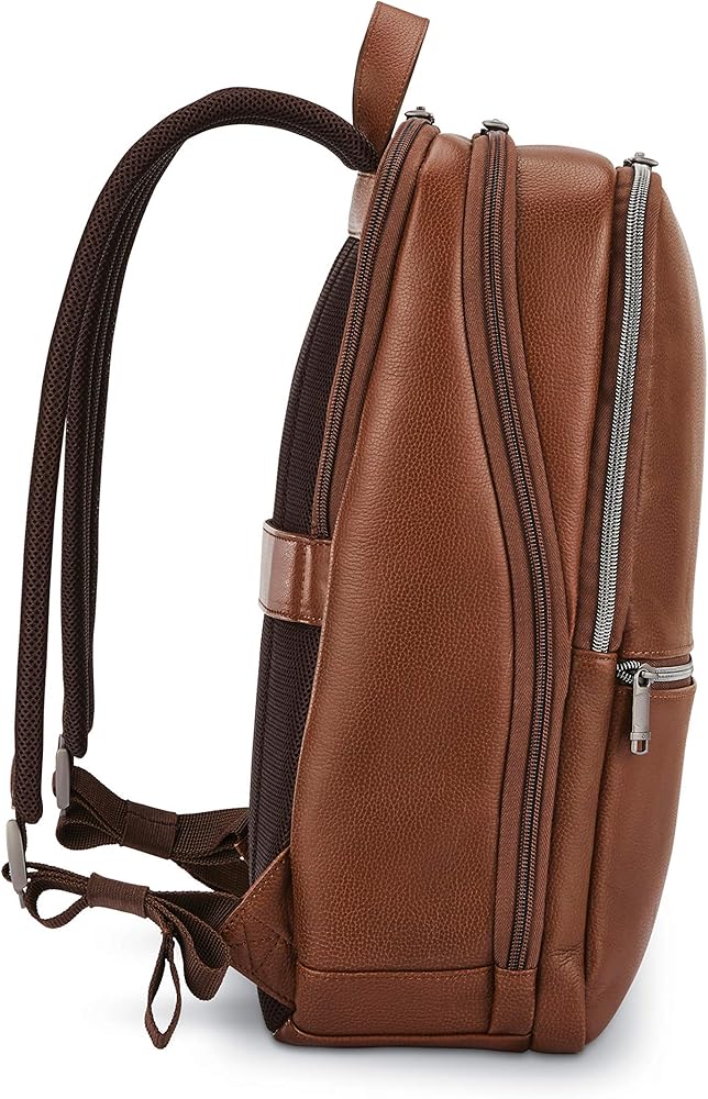 Classic Leather Slim Backpack - Saiyora&Zubaid