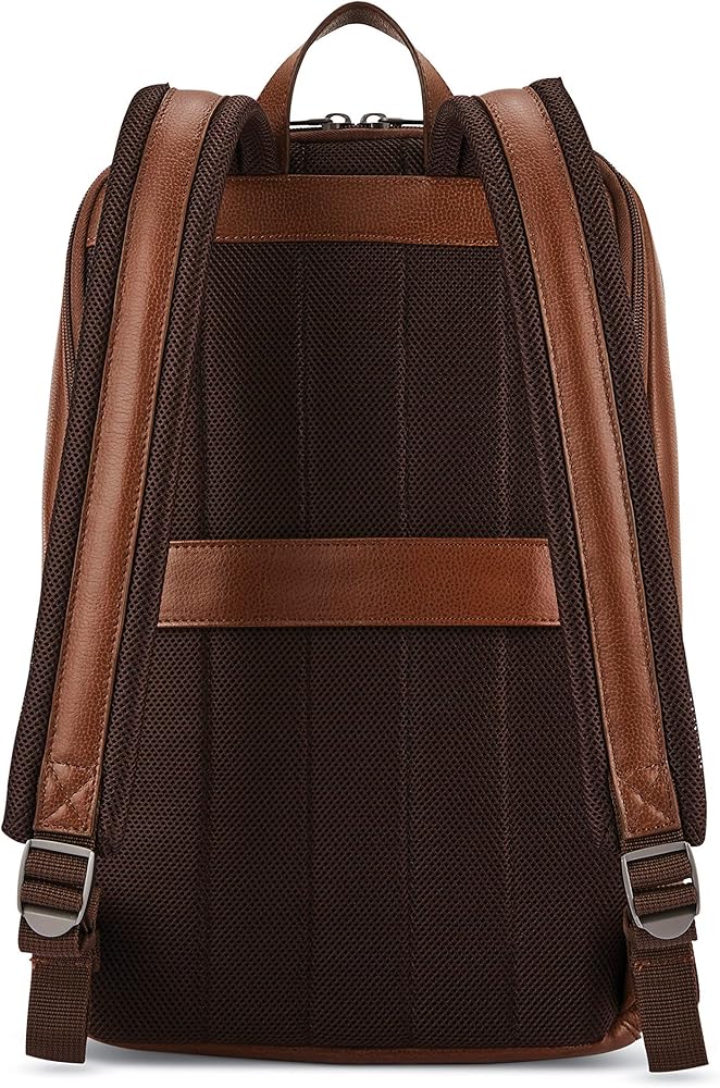 Classic Leather Slim Backpack - Saiyora&Zubaid