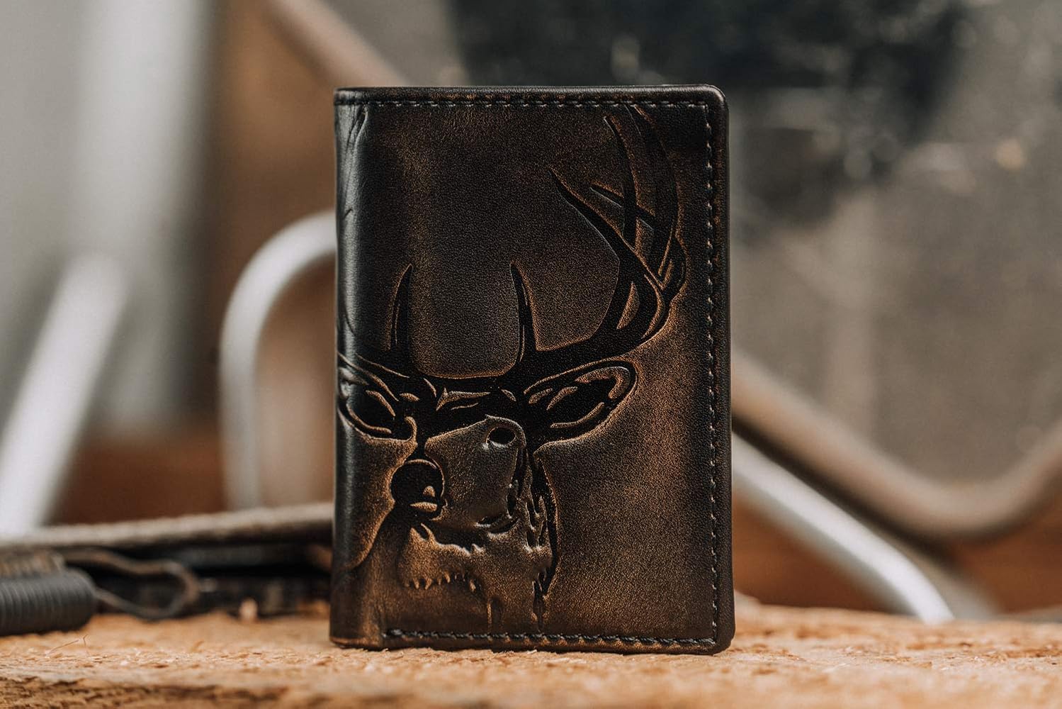 House of Jack DEER Trifold Wallet | Full Grain Leather - Saiyora&Zubaid