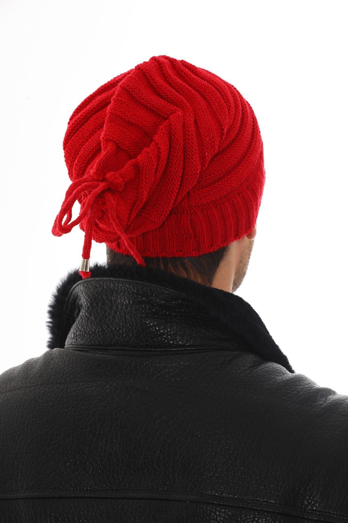 Men's Anthracite Stringed Beret - Saiyora&Zubaid