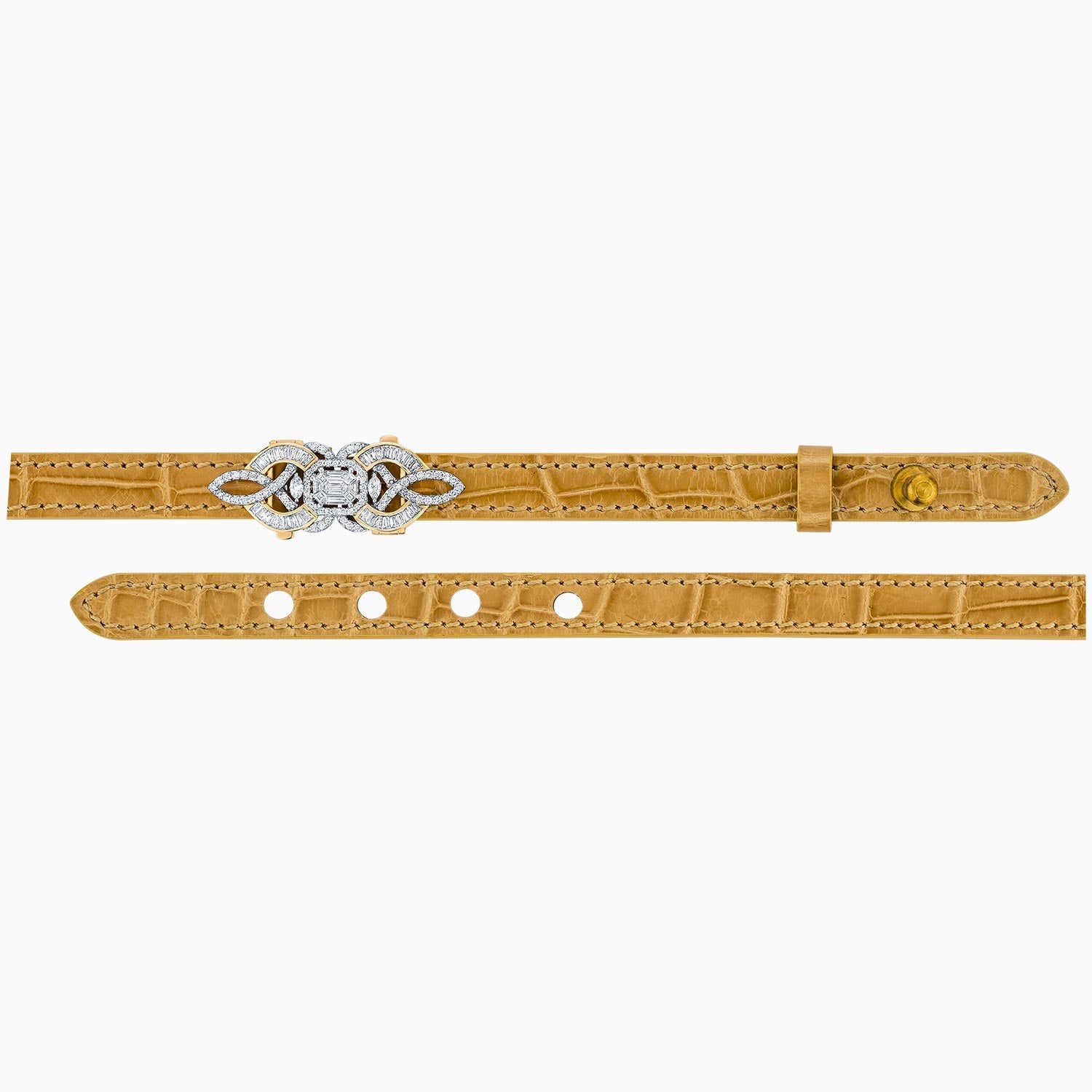 Primus diamond croc bracelet - Saiyora&Zubaid