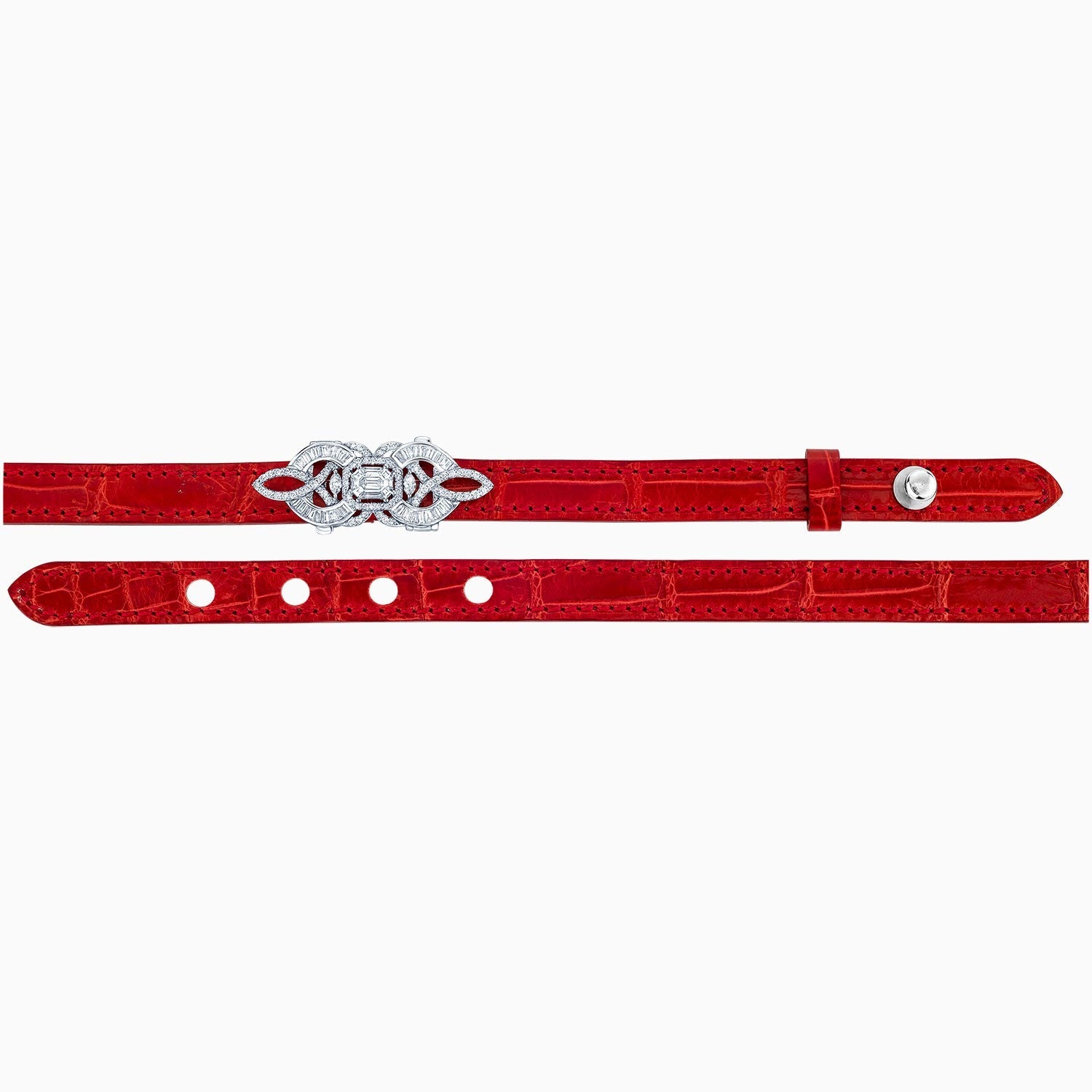 Primus diamond croc bracelet - Saiyora&Zubaid