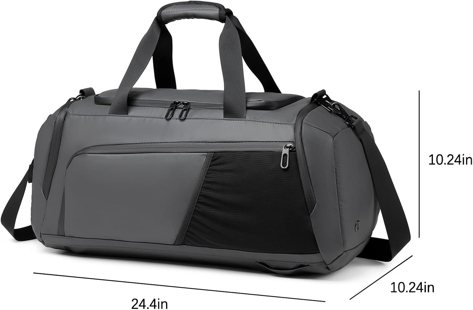 Waterproof Gym Duffel Bag with Shoe Compartment – Travel Weekender for Men & Women - Saiyora&Zubaid